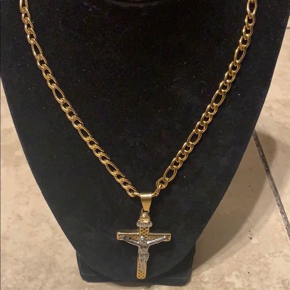 18karat Stainless Steel Gold Necklace